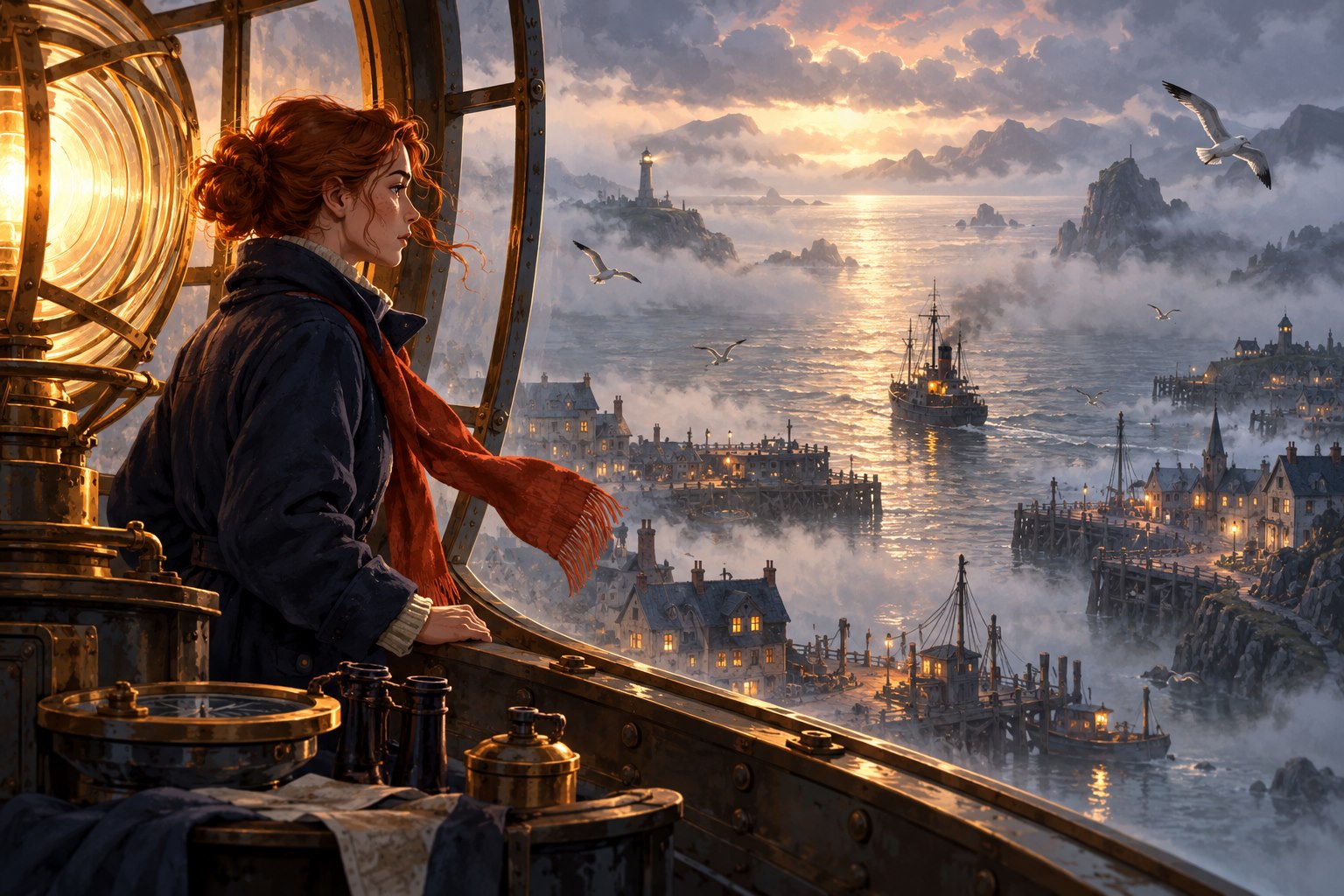 The Lighthouse Window — original animation concept art